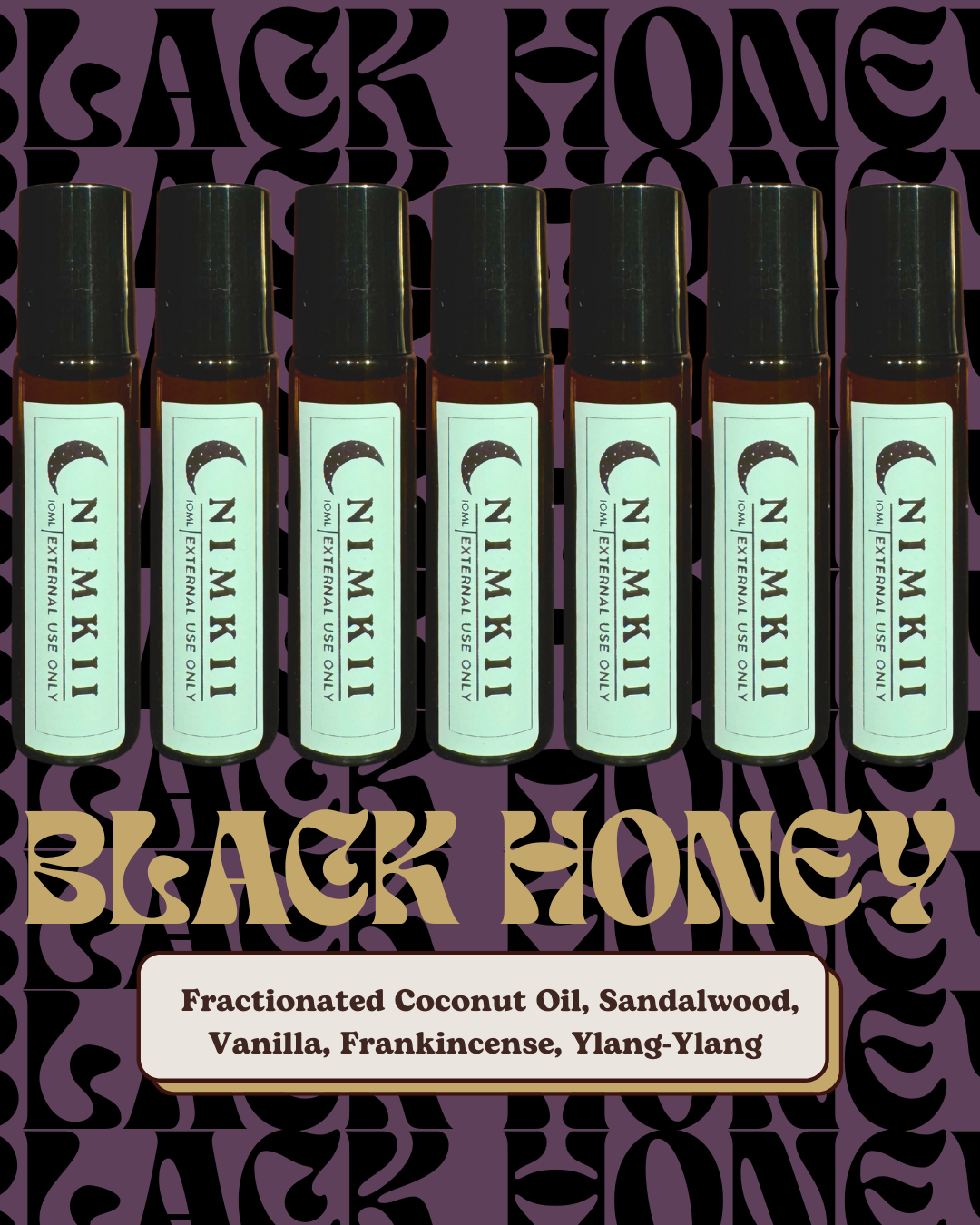 Black Honey — Aromatherapy Roller (10ml)